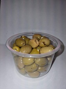 Zielone oliwki nadziewane czosnkiem w zalewie 250 g