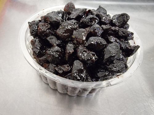 Czarne oliwki w stylu greckim bez pestek 250 g