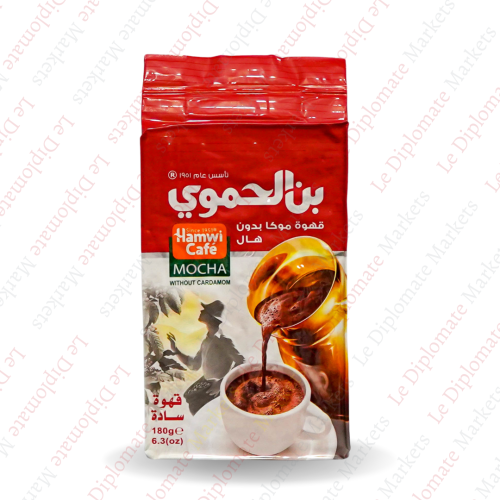 Kawa bez kardamonu 180 gr.Café moulu Nature Hamwi