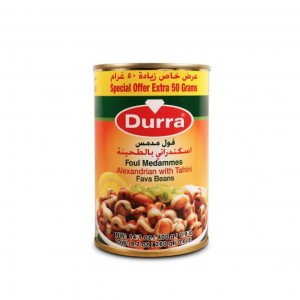 Durra Bób z tahini 400 gr.Foul Medammes Alexandrian z Tahini