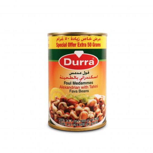 Durra Bób z tahini 400 gr.Foul Medammes Alexandrian z Tahini