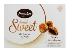 Ciastka kruche z daktylami i pistacjami Hamdan 400g