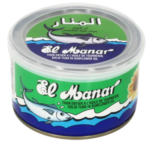 Tuńczyk Cały w oleju słonecznikowym 400 g El Manar