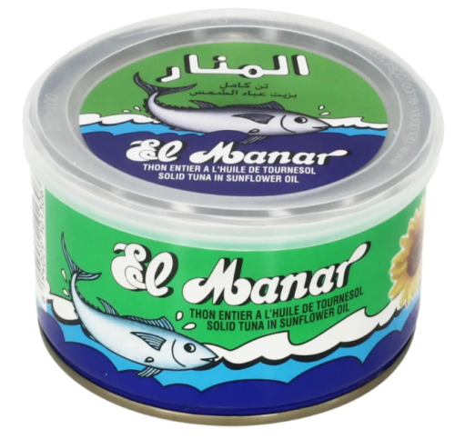 Tuńczyk Cały w oleju słonecznikowym 400 g El Manar