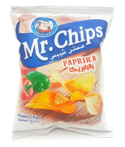 Mr.Chips o smaku paprykowym 75gr./% Vegan