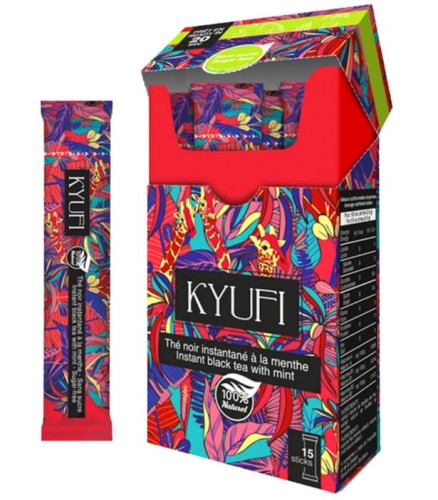 Kyufi Herbata Czarna Miętowa 15 saszetek