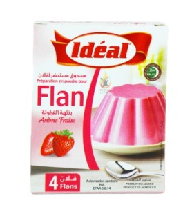 Flan Truskawkowy 4szt.Ideal