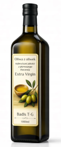 Oliwa z oliwek extra virgin 1 l. z Tunezji 