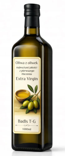 Oliwa z oliwek extra virgin 1 l. z Tunezji 