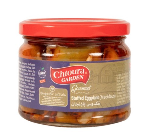 Makdous Bakłażany nadziewane orzechami 310g Chtoura