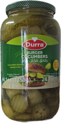 Ogórki Krojone Burger 1250g Durra