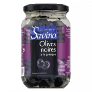 Oliwki czarne 370 gr Savino