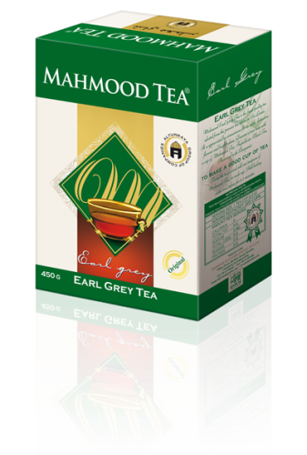 Herbata Cejlońska Earl Grey Sypana Pudełko MAHMOOD 450g