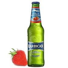 Bezalkoholowe Piwo Truskawkowe / Strawberry BARBICAN 330ml.